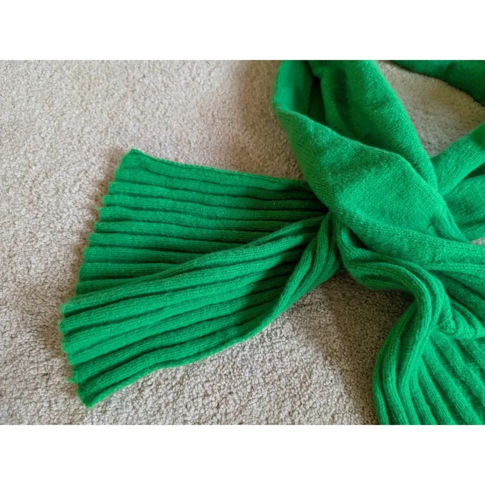 On 34th Green Winter Scarf NWT MC9542304 Women One Size Ribbed Knit